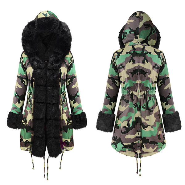 Camouflage Celeb Style Coats.