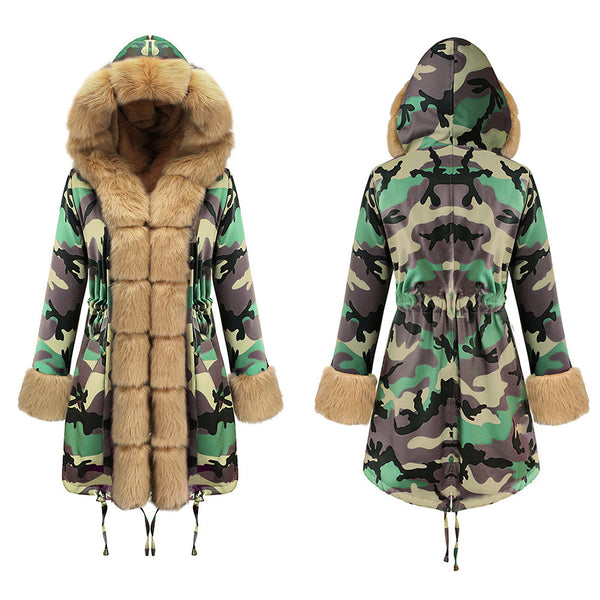 Camouflage Celeb Style Coats.