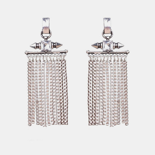 Luxury Brand Rhinestones Water Drop Crystal Vintage Earrings.